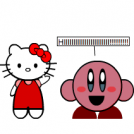 Kirby meets Hello Kitty