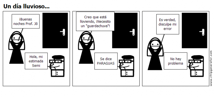 Un día lluvioso...