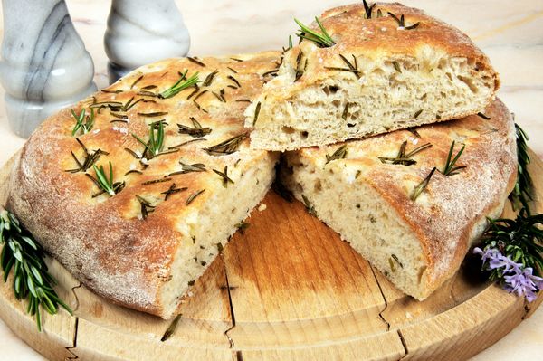Italian Bread Recipe Rosemary Focaccia 12 Tomatoes