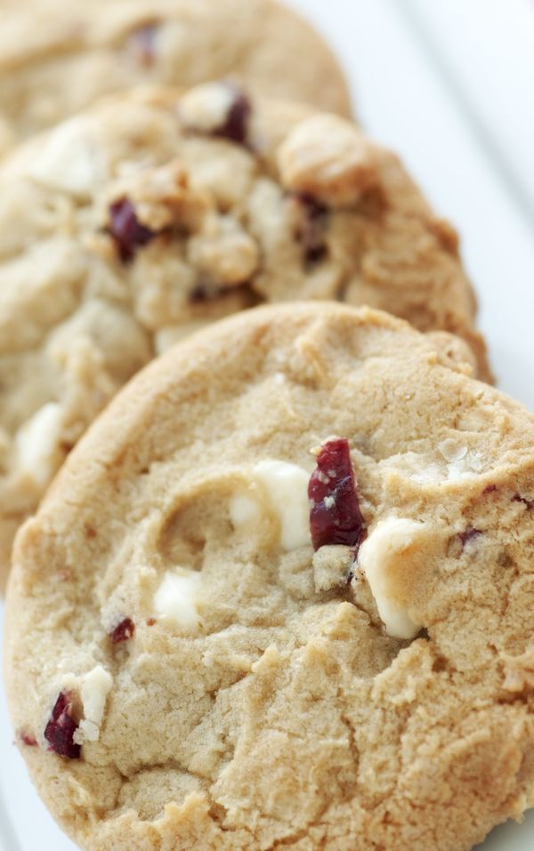 Sweet Tooth Fix: Melt In Your Mouth White Chocolate Chip Cranberry Cookies