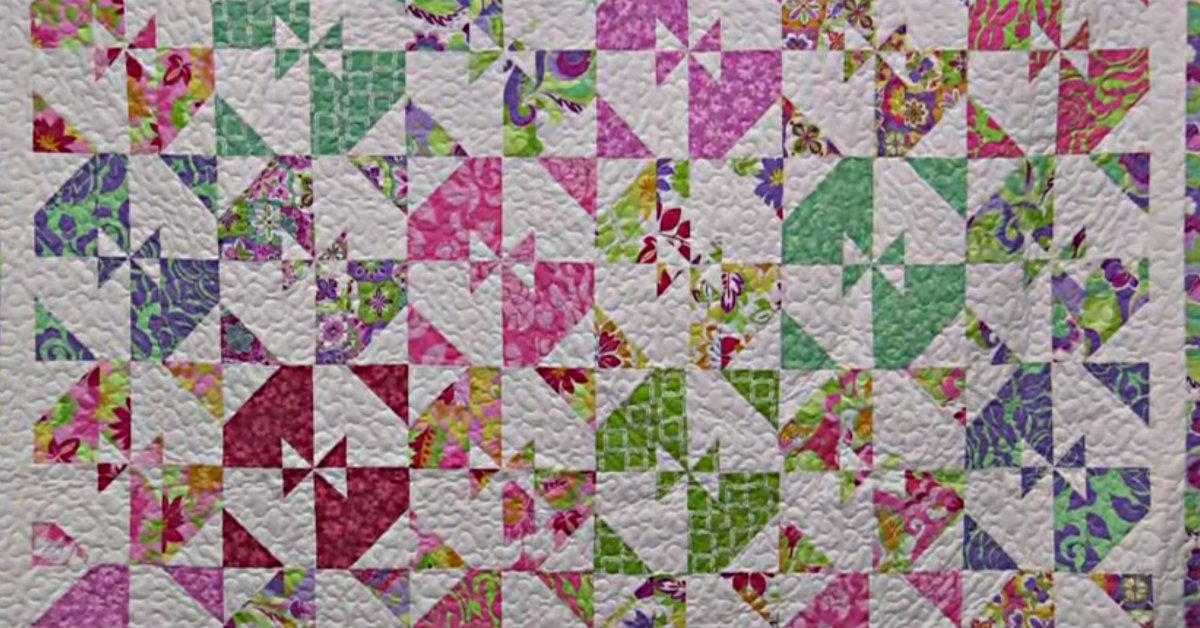 Another Disappearing Pinwheel Quilt? Sign Me Up! 24 Blocks