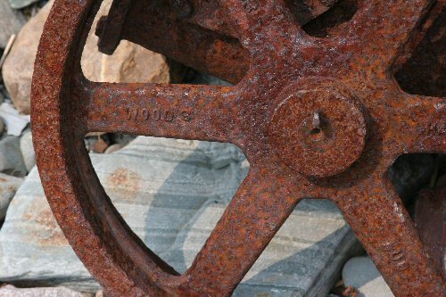 rusty old wheel