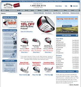 Callaway Pre Owned Golf