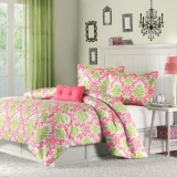 Pink and green