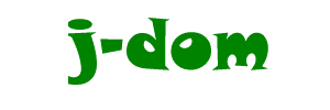 j-dom large green logo