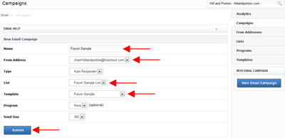 HubShout Email Campaigns
