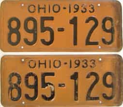 YOM 1933 OH (Pair)