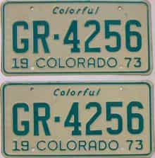 YOM 1973 CO (Pair)