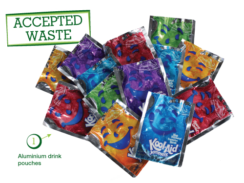 Drink Pouch Brigade Accepted Waste