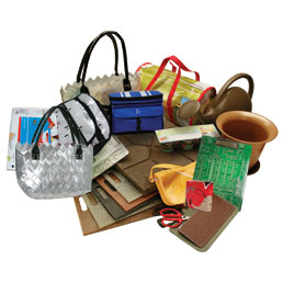 Image of upcycled and recycled products