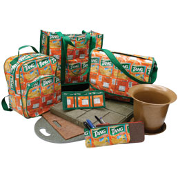 Image of upcycled and recycled products