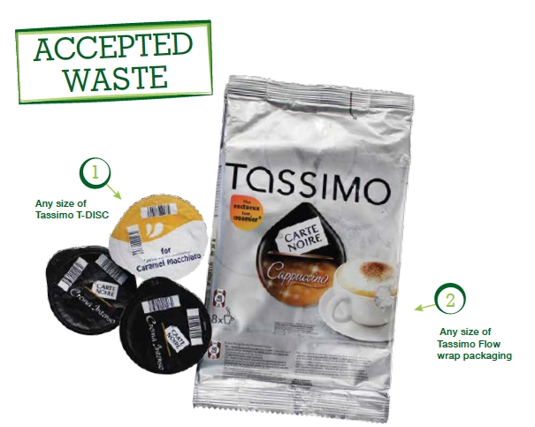 Tassimo Brigade Accepted Waste