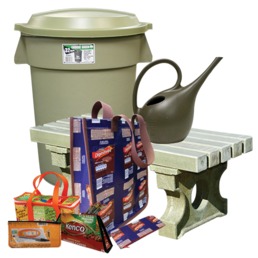 Image of upcycled and recycled products