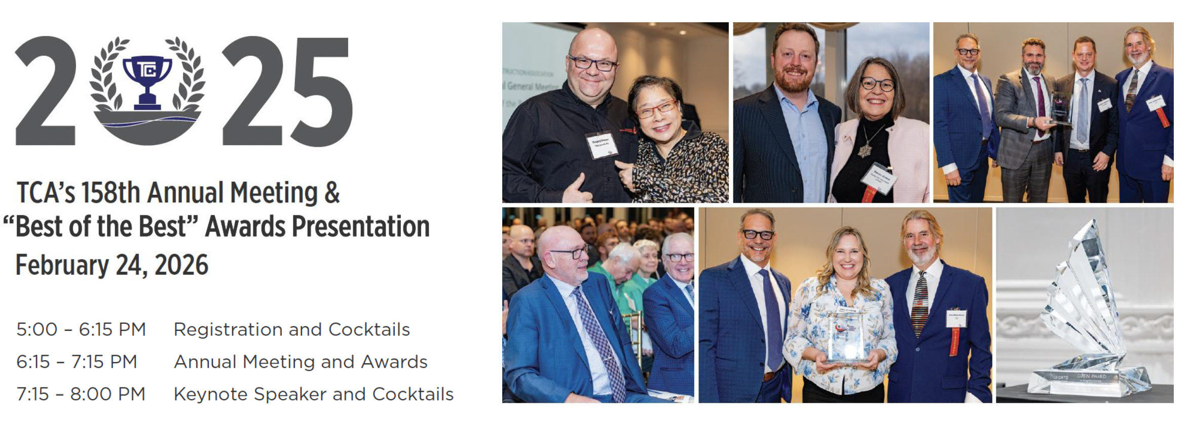 158th TCA Annual General Meeting & Best of the Best Awards