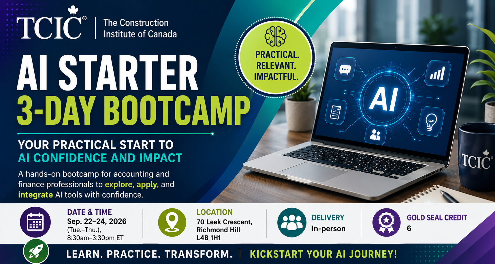 AI Starter - 3-Day Intensive Training Program for Construction