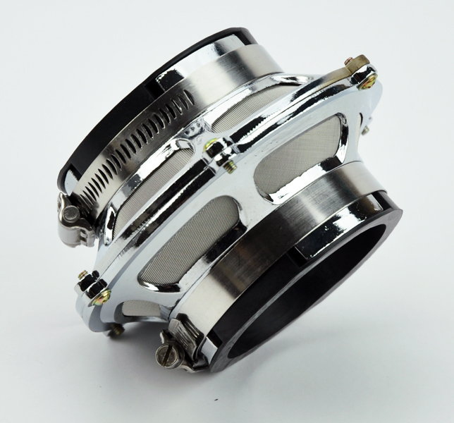 Universal 3.0" 76MM Cold Air Intake Bypass Valve Filter Chrome 3" Turbo Honda eBay