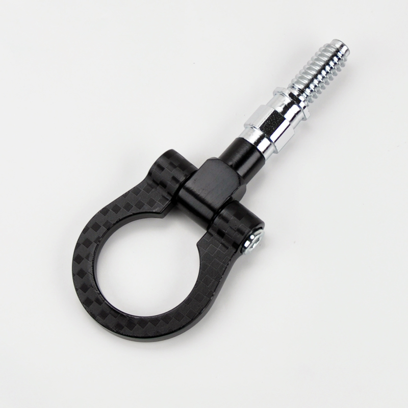 Black Carbon Printed Front or Rear Tow Hook for BMW E30 E36 E46 E90 E92