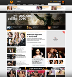 Website redesign for a television station