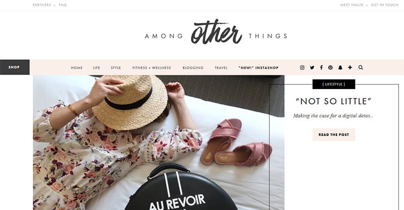 Pages and categories for your lifestyle website Pages and categories for your lifestyle website
