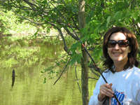 Kathie_and_first_fish