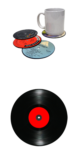 Product image for Vinyl Record Coasters