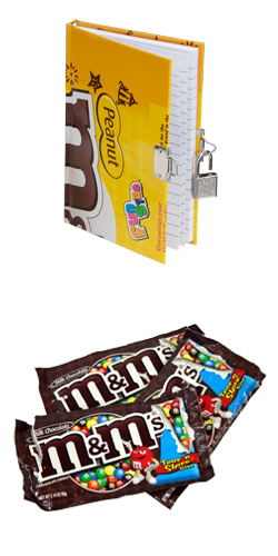 Product image for M&M's® Lock Key Journal