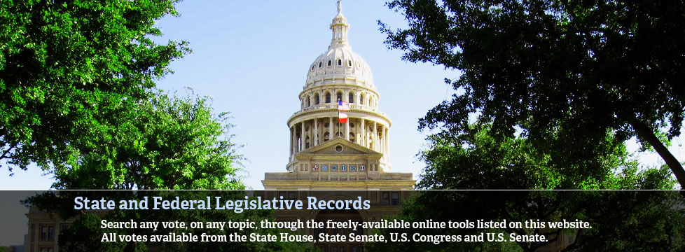 State and Federal Legislative Records
