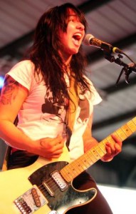Diaz with Girl In a Coma at Pachanga Fest, 2012. Credit Jorge Sanhueza-Lyon