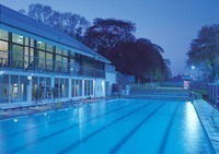 The Pool At Night