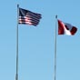 Colin Robertson United States and Canadian flags