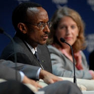 Rwandan president Paul Kagame