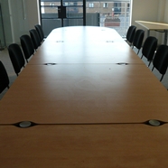 Empty boardroom
