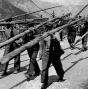 Internees working
