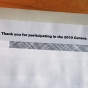 2010 Census Envelope