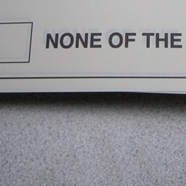 None of the Above
