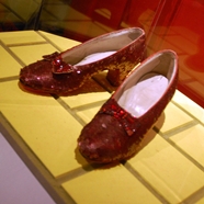 Dorothy's ruby slippers from the Wizard of Oz