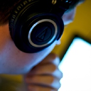 Headphones, computer