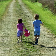 kids running