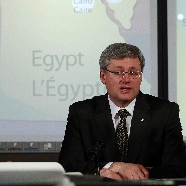 Stephen Harper and Lawrence Canon