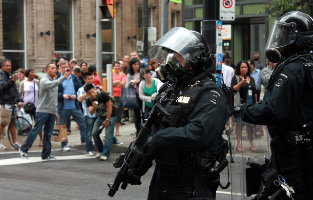 Toronto G20 Police and Protestors
