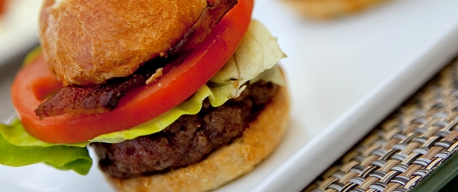 Bacon sliders
