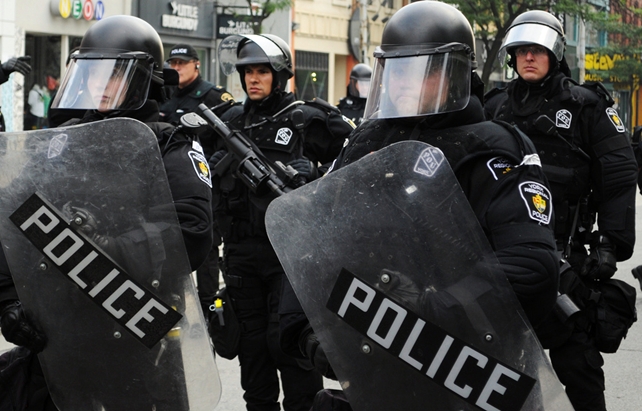 Toronto G20 Riot Police