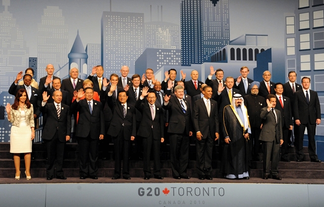 G20 family photo