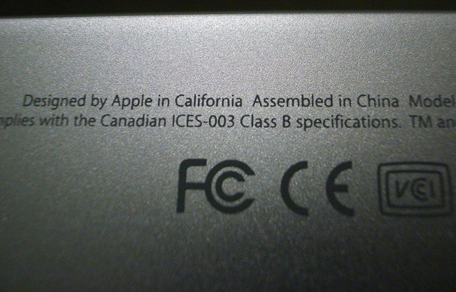 Designed by Apple Assembled in China