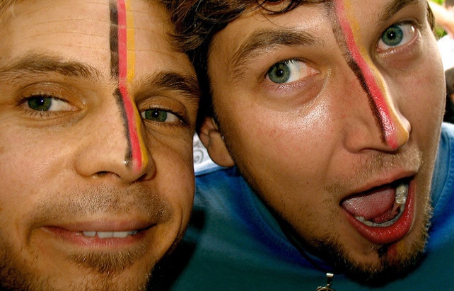 German soccer fans during FIFA World Cup