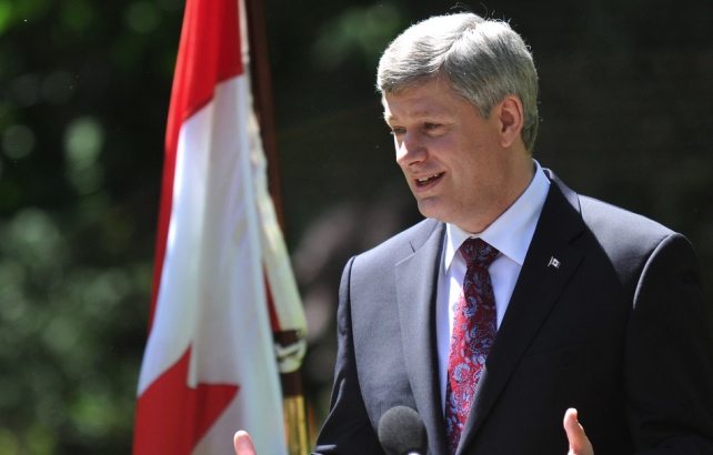 Stephen Harper in Great Britain