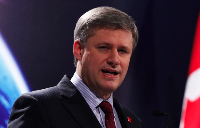 Stephen Harper at the London Summit in 2009