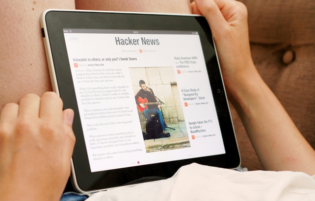 Flipboard application