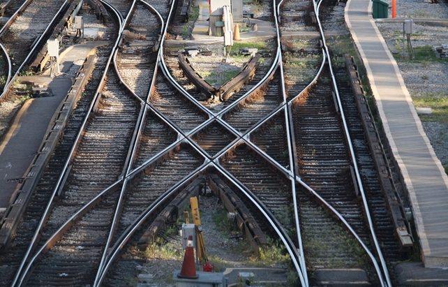 Crossing tracks