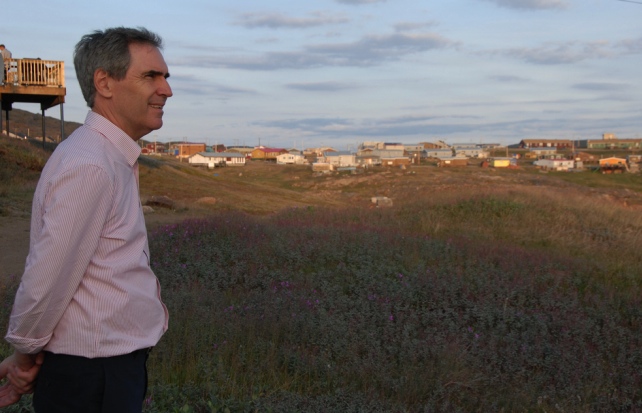 Michael Ignatieff in Iqaluit, Nunavut